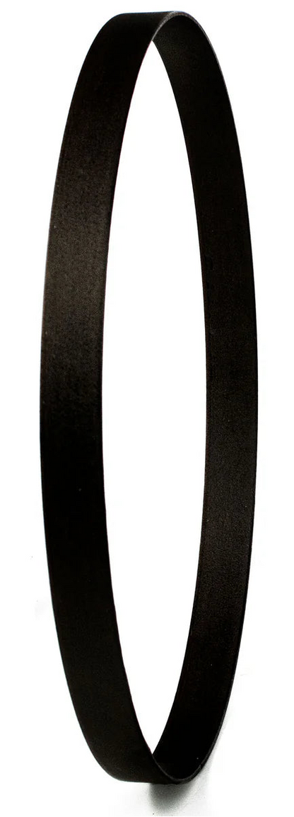 17.75 Matte Black Metal Wreath Ring