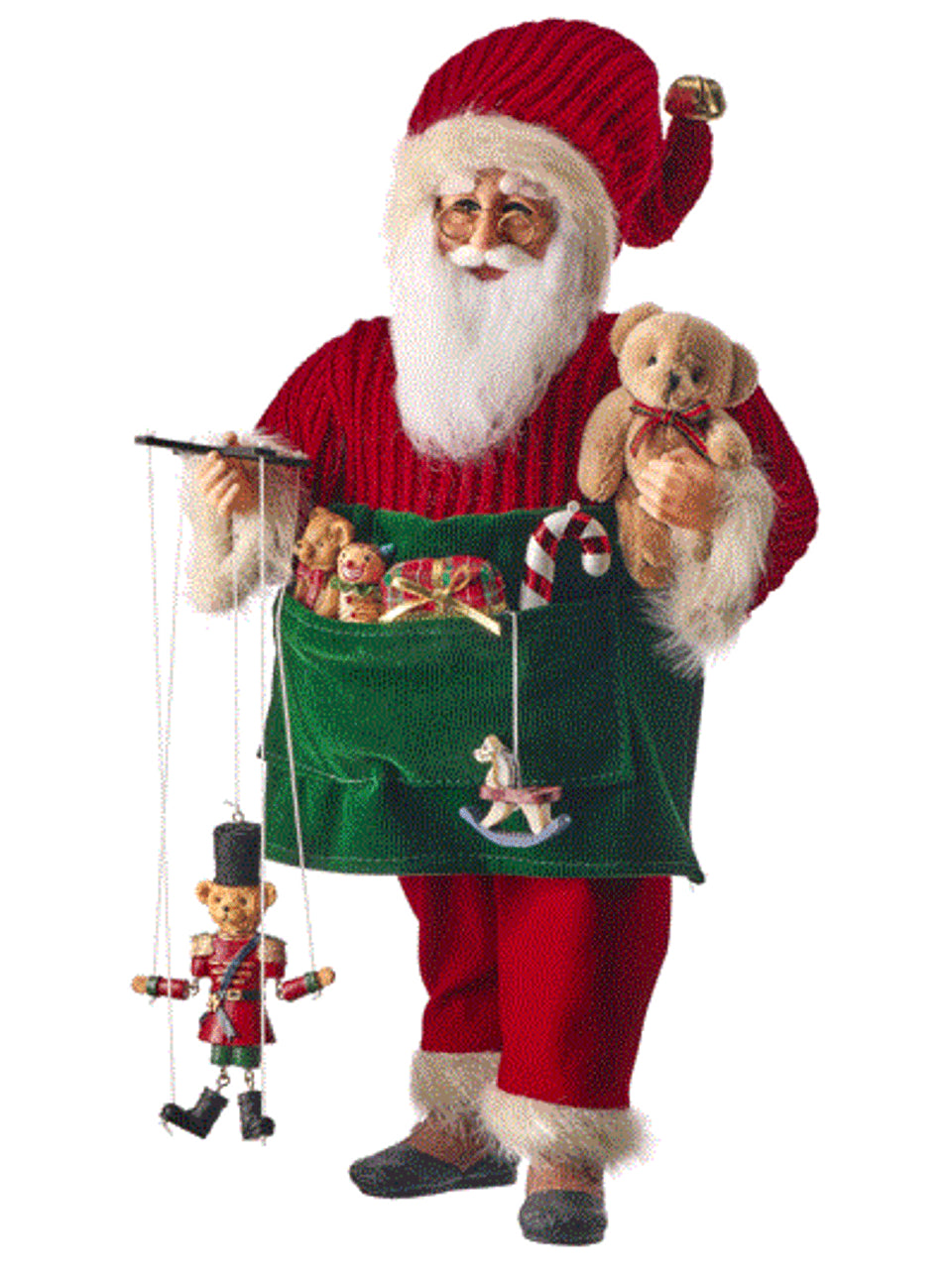 17 Inch Old St. Nick Workshop Santa