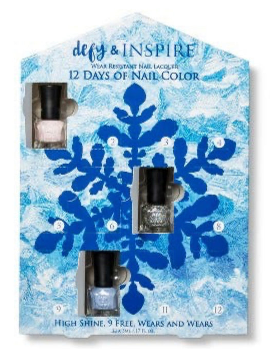 Defy and Inspire Wear Resistant Nail Lacquer 12 Days of Nail Color