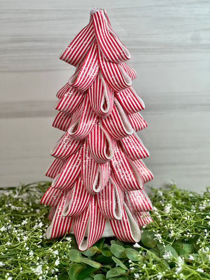 Iced Peppermint Candy Ribbon Tree