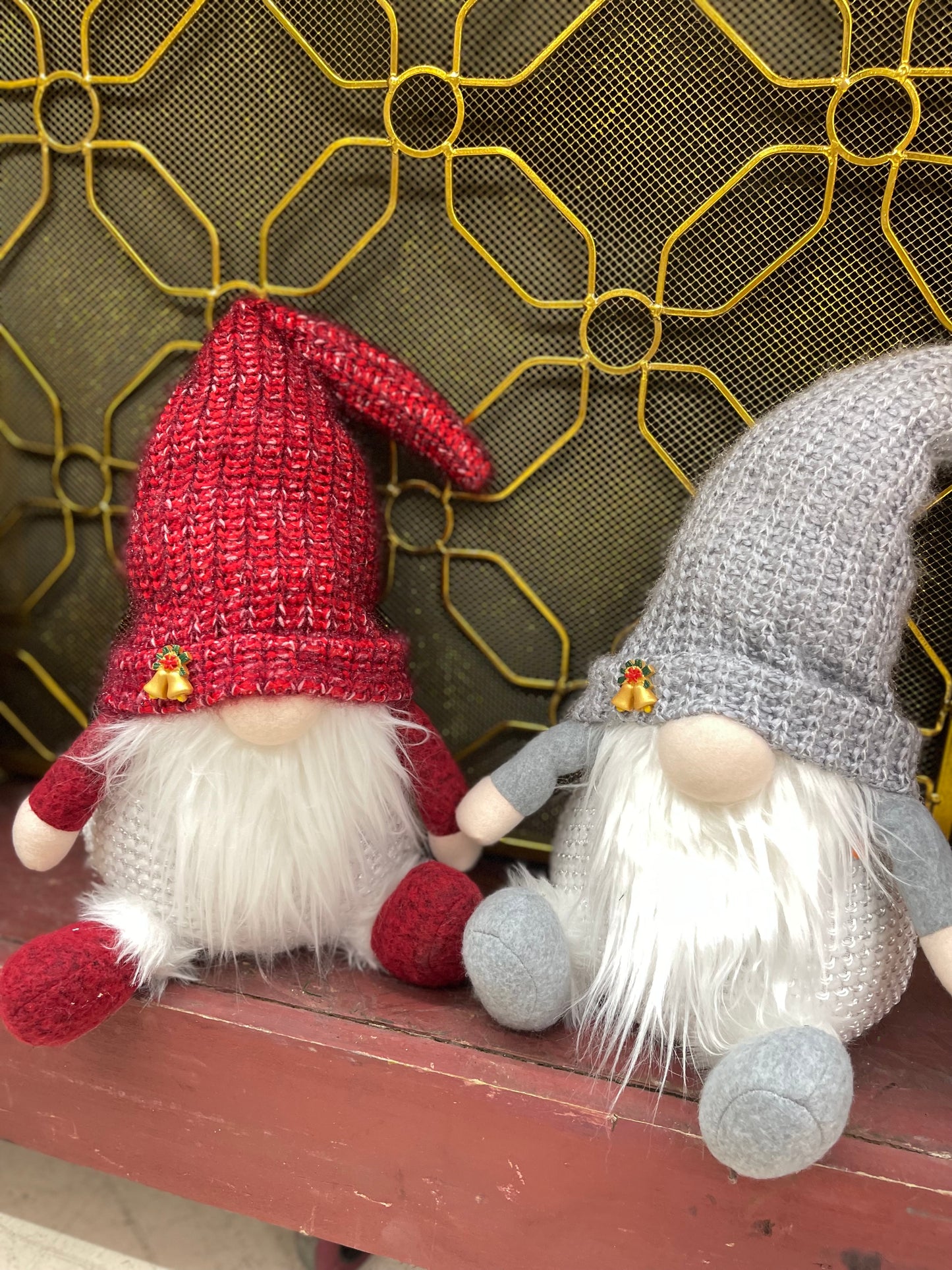 Light Up Plush Sweater Gnome Sitter  2 Styles