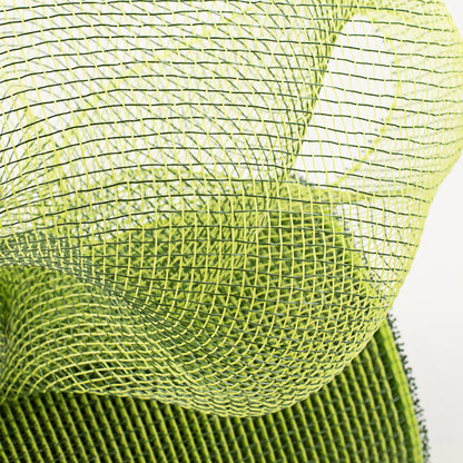 10 Inch By 10 Yard Moss Green And Apple Green Mesh