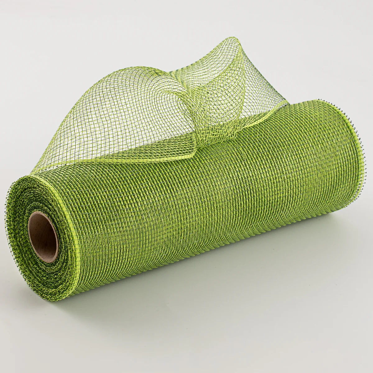 10 Inch By 10 Yard Moss Green And Apple Green Mesh