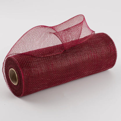 10 Inch By 10 Yard Burgundy Mesh