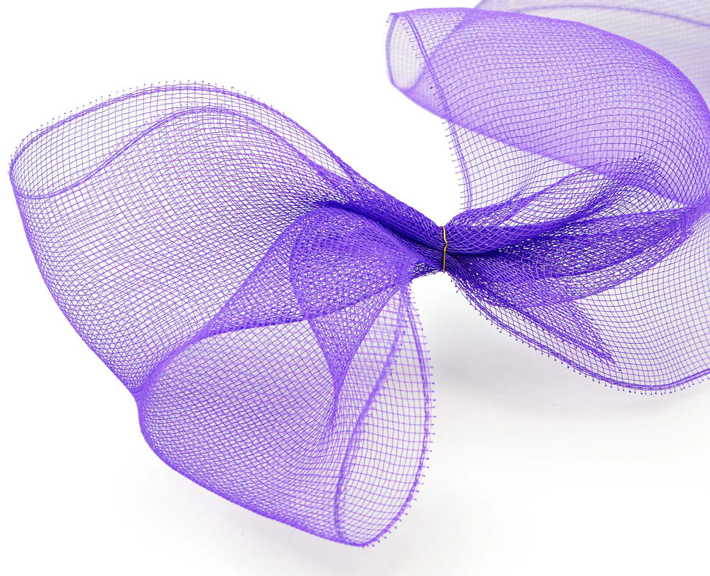 10 Inch By 10 Yards Purple Mesh