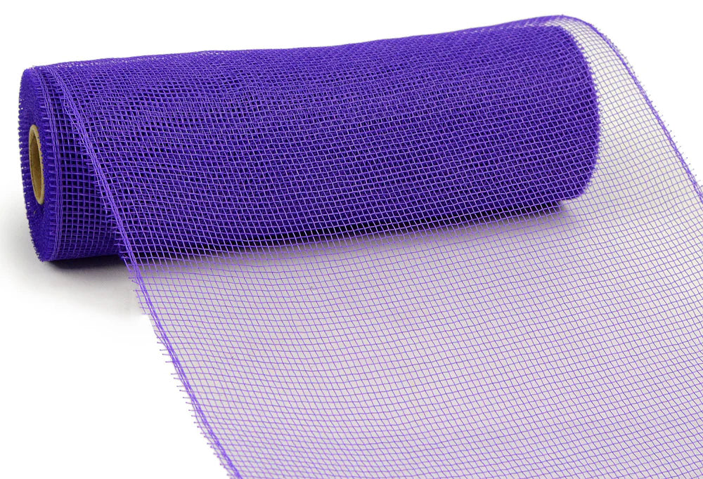 10 Inch By 10 Yards Purple Mesh