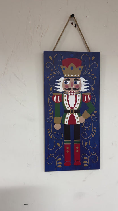 12.5 Inch Navy Nutcracker  Sign