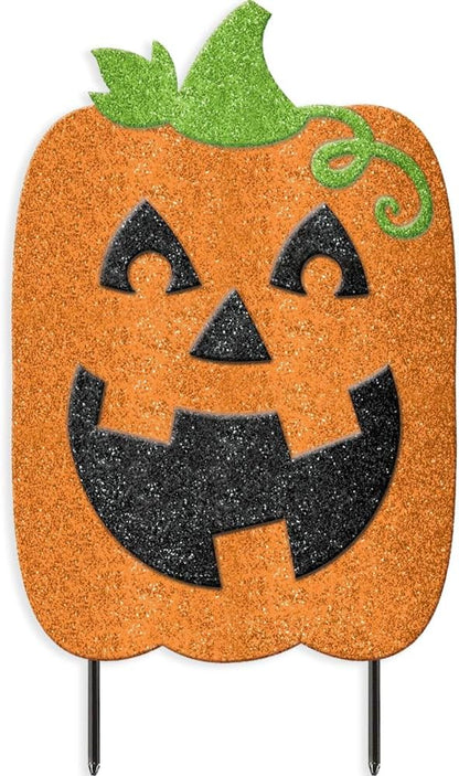 Sparkling Jack O Lantern Yard Decoration