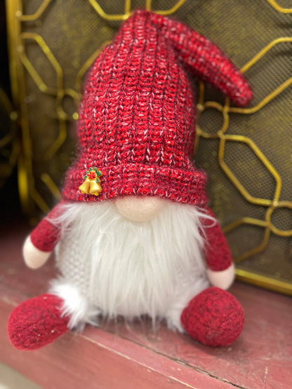 Light Up Plush Sweater Gnome Sitter  2 Styles