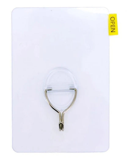 5 Inch Clear Magic Self Adhesive Wreath Hanger