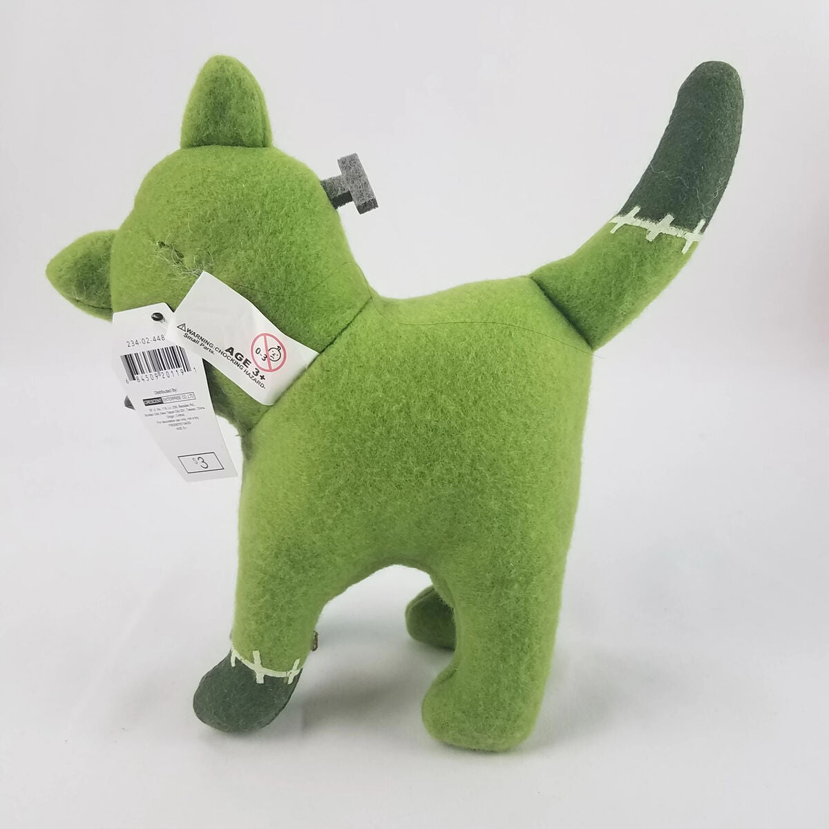 Plush Frankenstein Green Cat