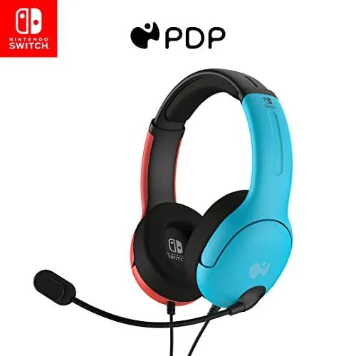 Nintendo Switch Airlite Wired Headset Red And Blue Open Box