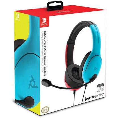 Nintendo Switch Airlite Wired Headset Red And Blue Open Box