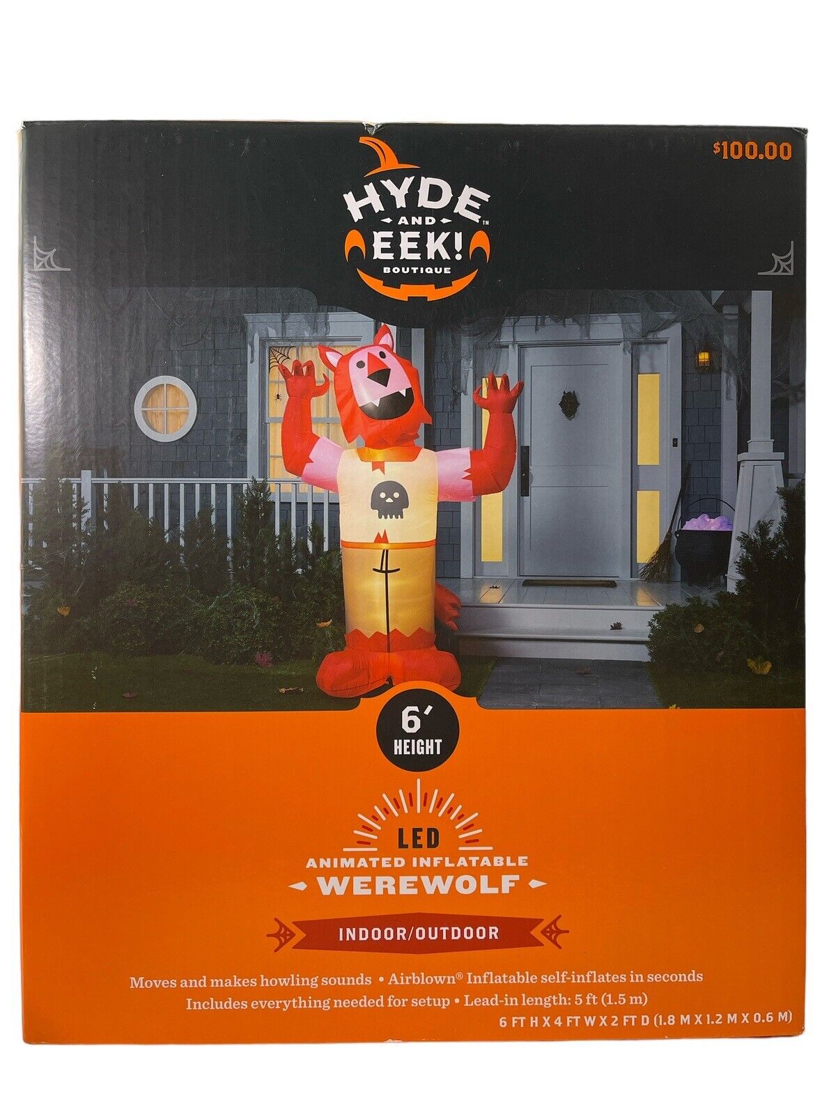 Hyde And Eek 6 Foot Werewolf Inflatable