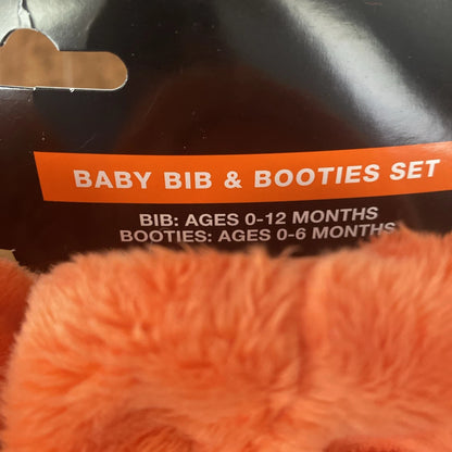 Happy Halloween Baby Bib And Bootie Set