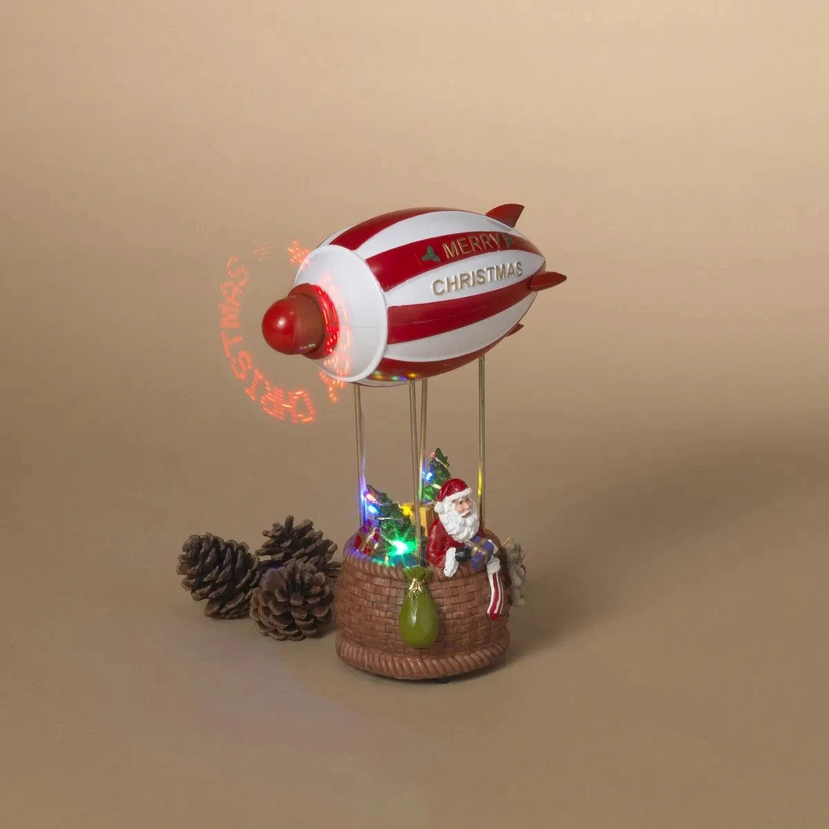 8.07 Inch Lighted Animated Holiday Air Balloon