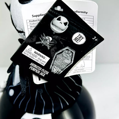 The Nightmare Before Christmas Animated Plush Pumpkin Jack