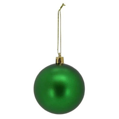 2.75 Inch Green 8 Piece Ornament Set