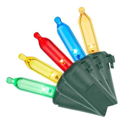 300 Count Multi Colored Christmas Mini LED Lights Bulb Tree Open Box