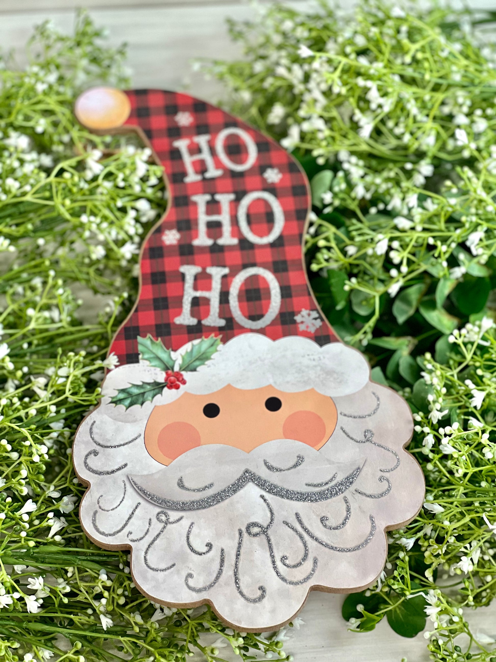 Wooden Santa Head Ornament 2 Styles – TMIGifts