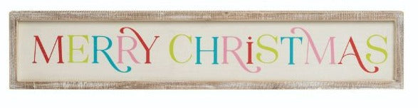 Wood  Christmas Framed Wall Decor Two Styles