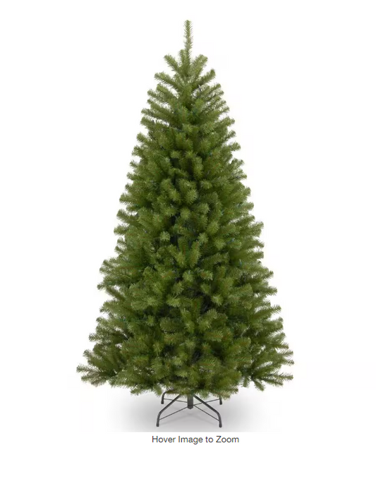 National Tree Company  6.5 ft. North Valley Spruce Artificial Christmas Tree Open Box