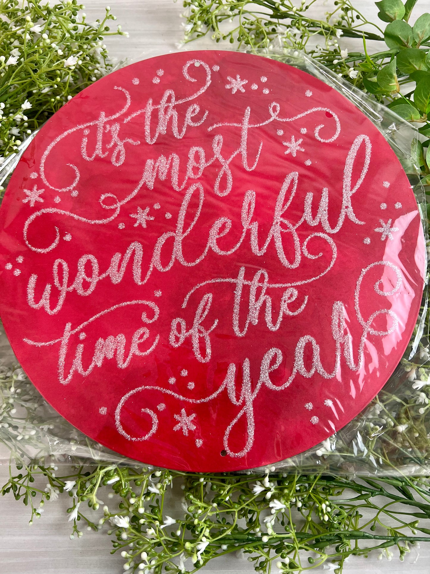 Most Wonderful Time Of Year Metal Sign
