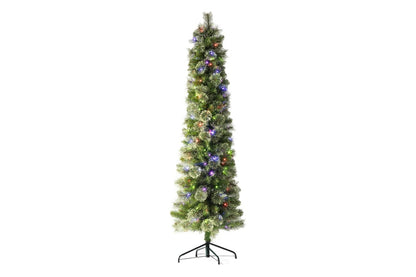 6.5 Foot Wondershop Slim Virginia Pine LED Pre-Lit Tree *OPEN BOX*