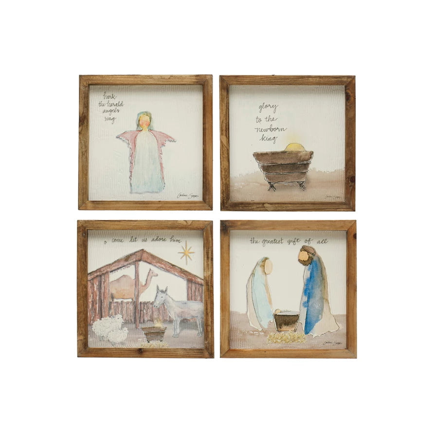 8 Inch Nativity Scene Four Styles