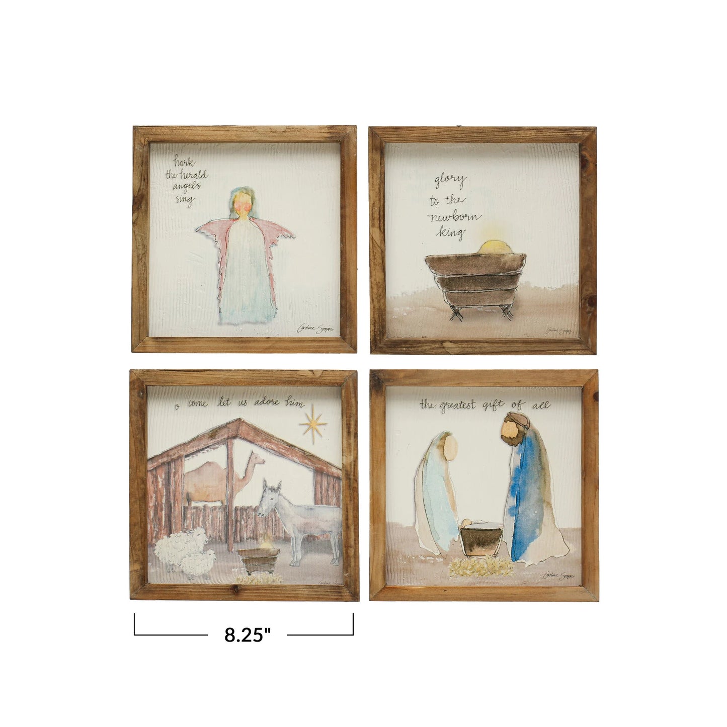 8 Inch Nativity Scene Four Styles