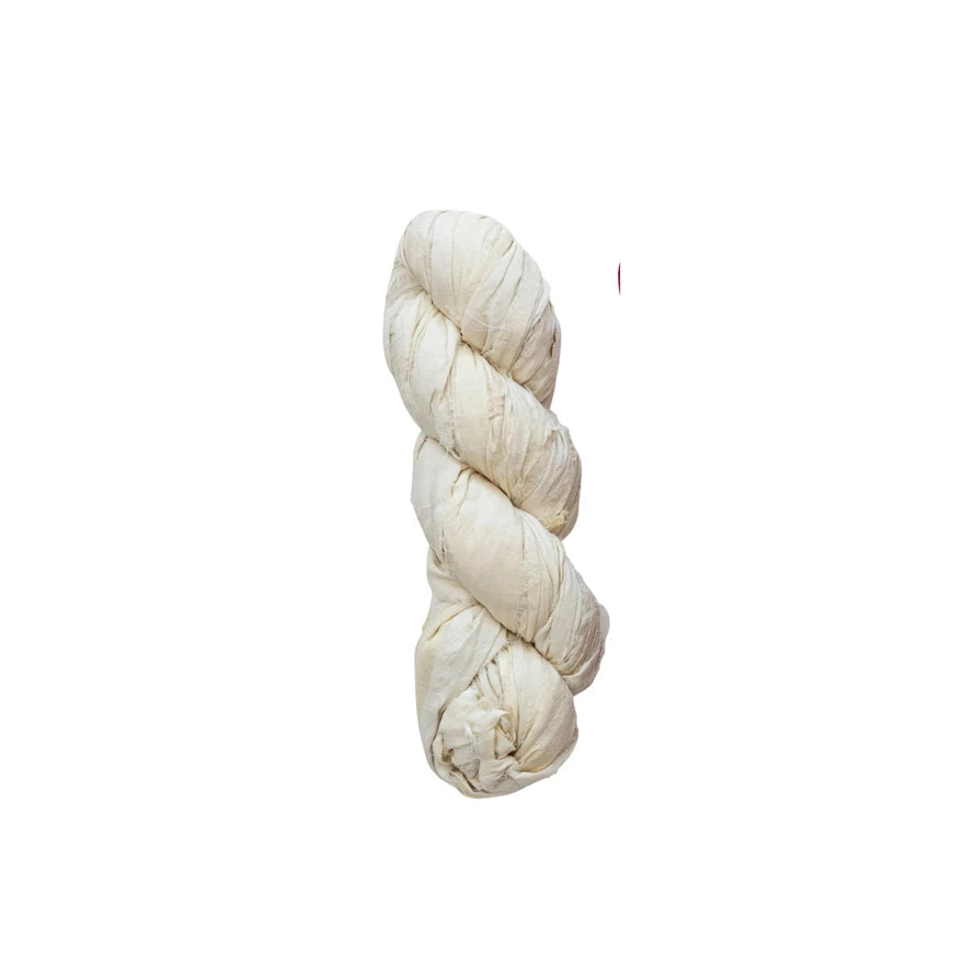 70-75 Yard Ivory Silk Ribbon