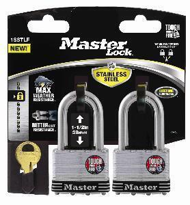 Master Lock Stainless Steel Lock - 2 Pack