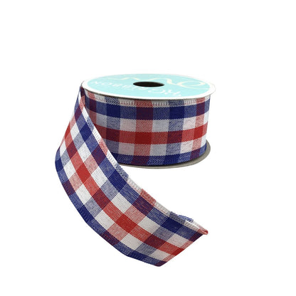 Americana Check Ribbon 1.5 Inches x 10 Yards