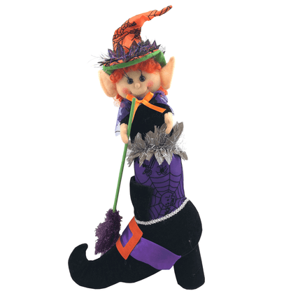 14.5 Inch Plush Witch Elf Boot
