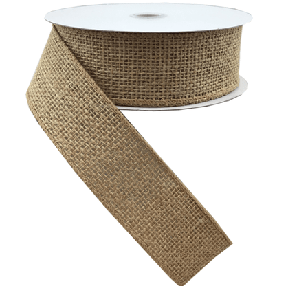 1.5 Inch By 10 Yards Natural Burlap Ribbon