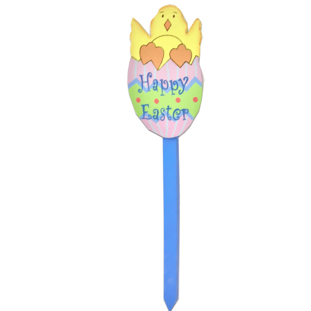 17 Inch Wooden Easter Stake 5 Styles