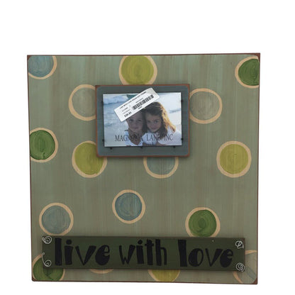 18" "Live with Love" Photo Frame