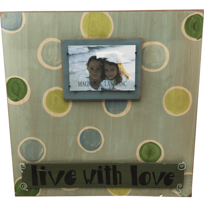 18" "Live with Love" Photo Frame