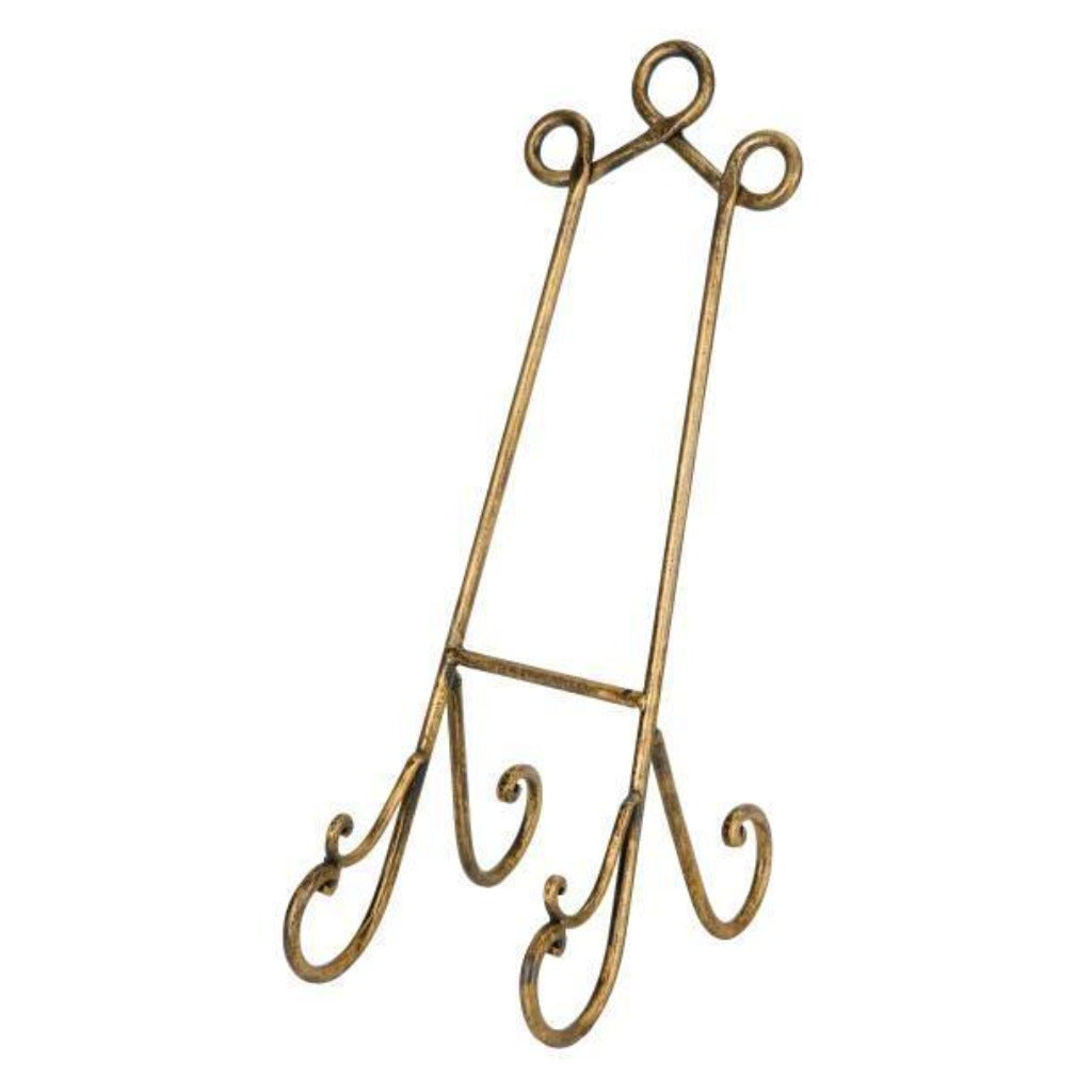18.5 Inch Metal Easel with Gold Finish