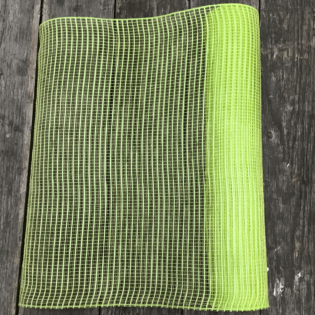 20 Inch by 10 Yards Designer Netting Light Green Basket Weave