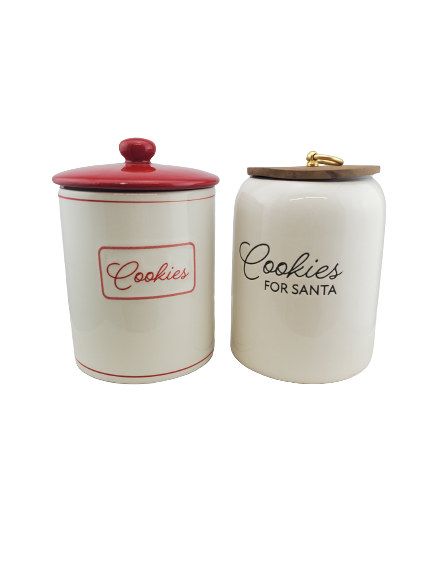 Ceramic Cookie Jar 2 Styles