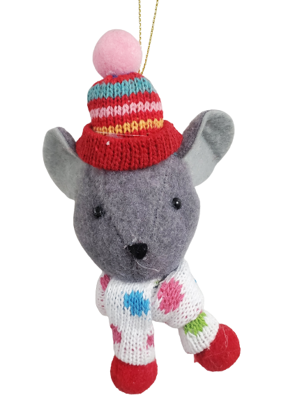 Wonder Shop Cute Mouse Head Ornament