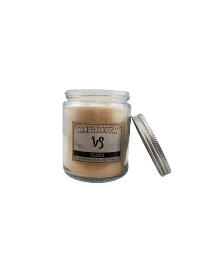 Scented Soy Candle-Capricorn- Earth