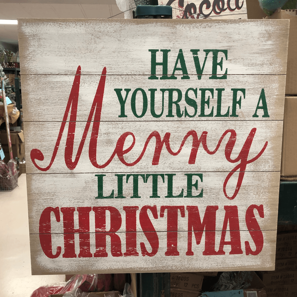 24 Inch Merry Christmas Plaque
