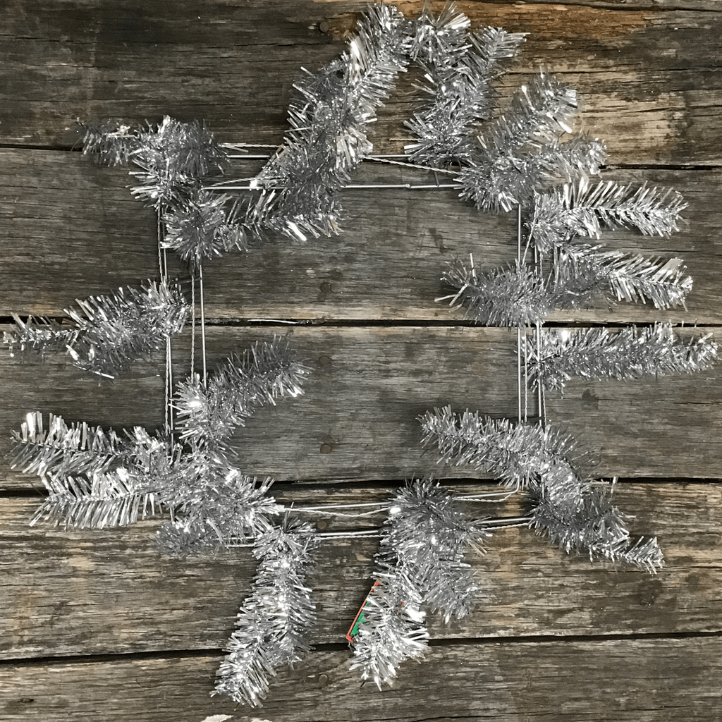24" Square Metallic Work Wreath