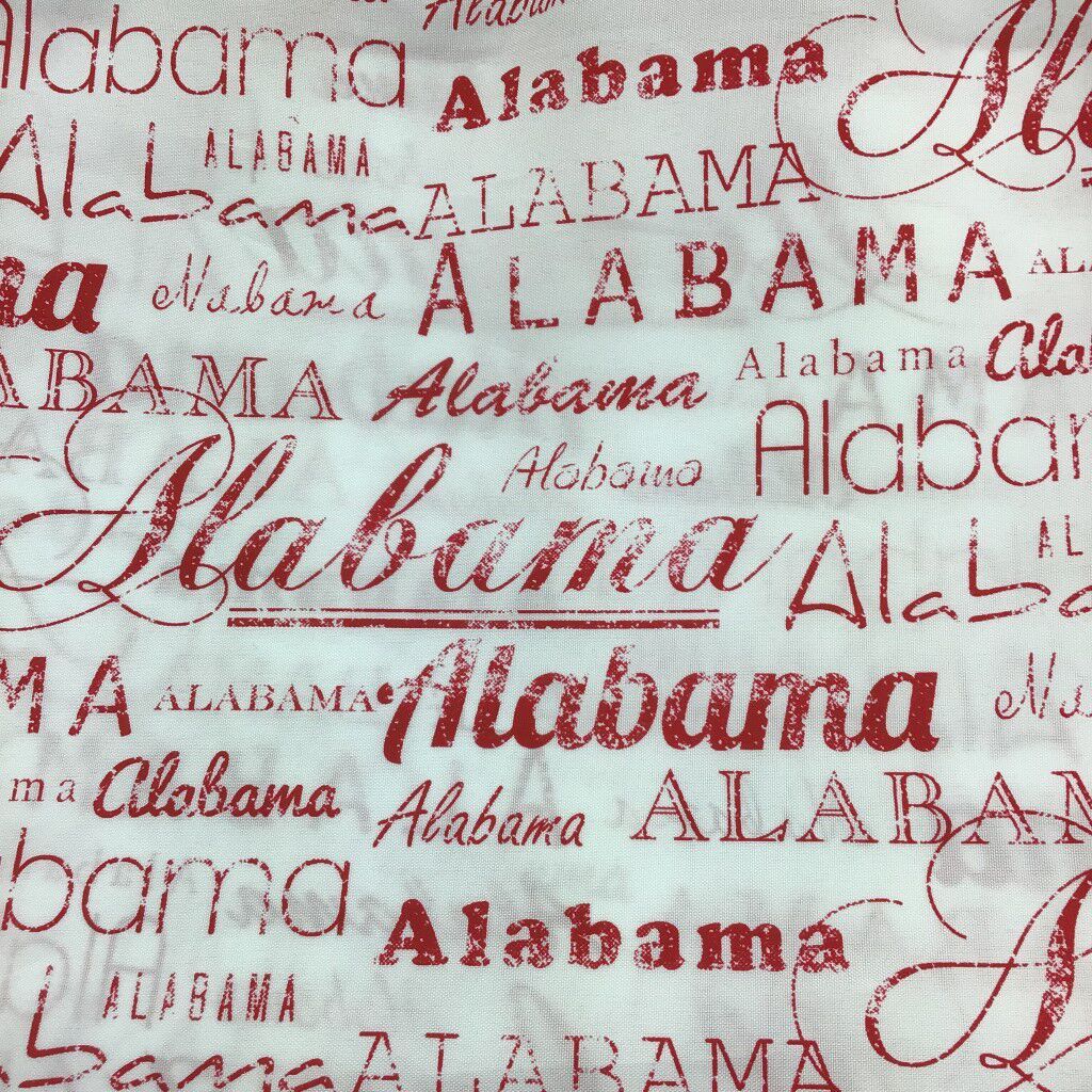 29" x 3 Yard Alabama Print Fabric