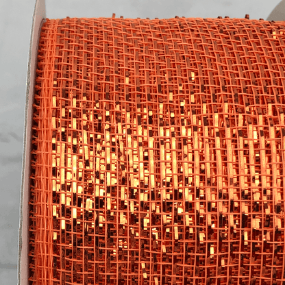 3 Inch by 20 Yards Designer Netting Orange Glamour