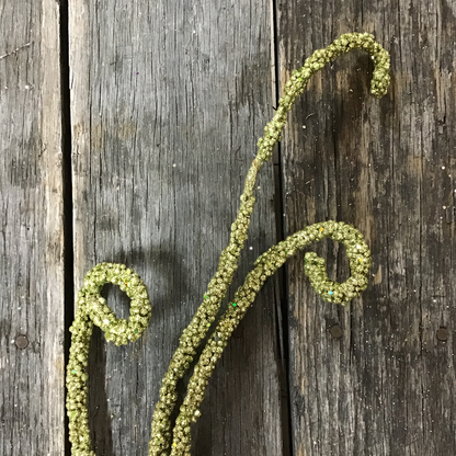 34" Curly Berry Stem - 3 Colors