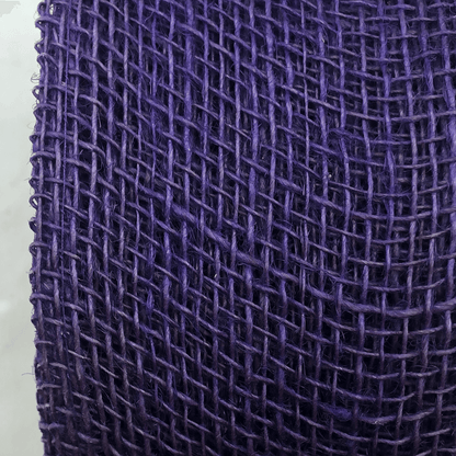 4 Inch by 10 Yards Designer Jute Purple Netting