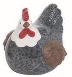 6" Ceramic Chicken Sitter Decor - 2 Styles